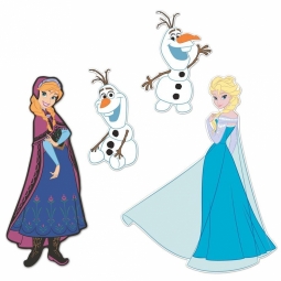 Frozen 3D foam muurstickers