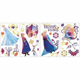 Frozen forever sisters muurstickerset