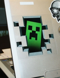 Minecraft sticker Creeper inside