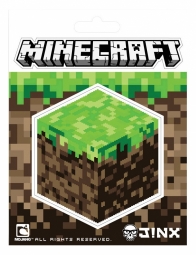 Minecraft sticker dirt block