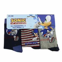 Sonic sokken 3-pack