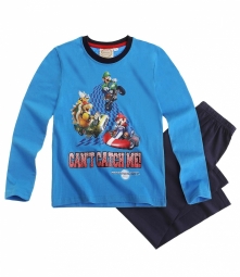 Mario Kart pyjama blauw