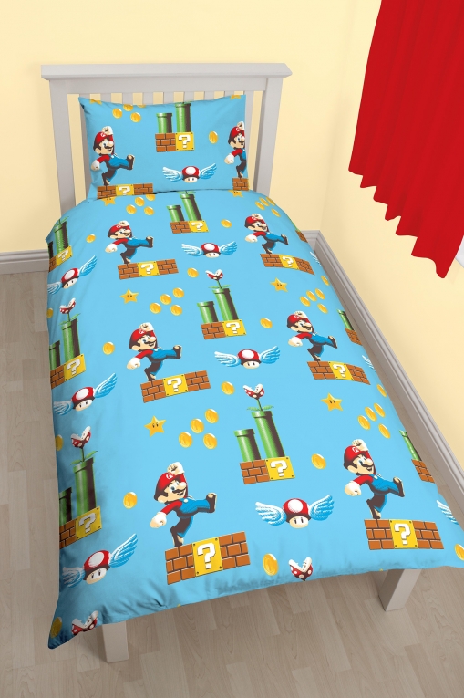 Super Mario dekbedovertrek - Dekens en handdoeken - Super Mario en Sonic shop