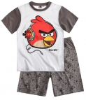 Angry Birds pyjama wit/grijs