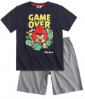 Angry Birds pyjama zwart/grijs